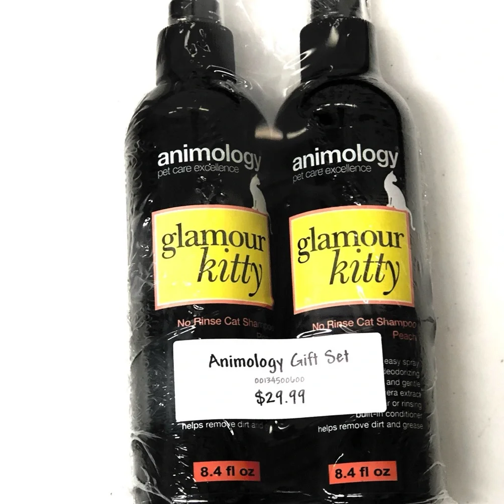 Glamour Kitty No-Rinse Cat Shampoo Spray - Black (2-Pack)